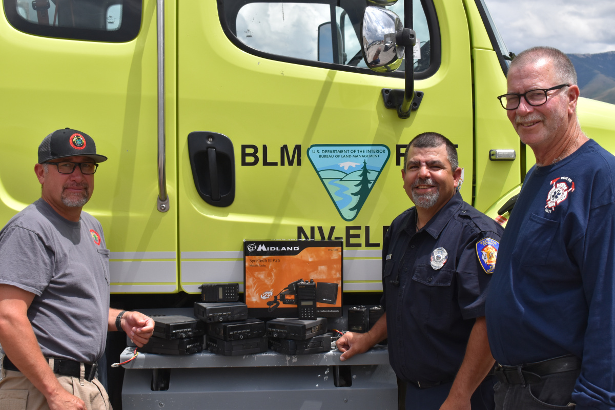 BLM Ely District Transfers Firefighting Equipment To White Pine County ...